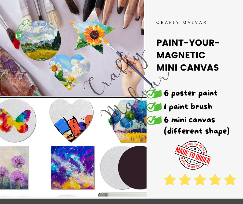 Paint-Your-Magnetic Mini Canvas