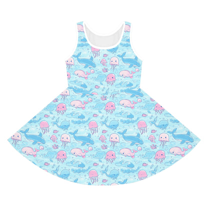 Blue Oceam Girls' Sleeveless Sundress