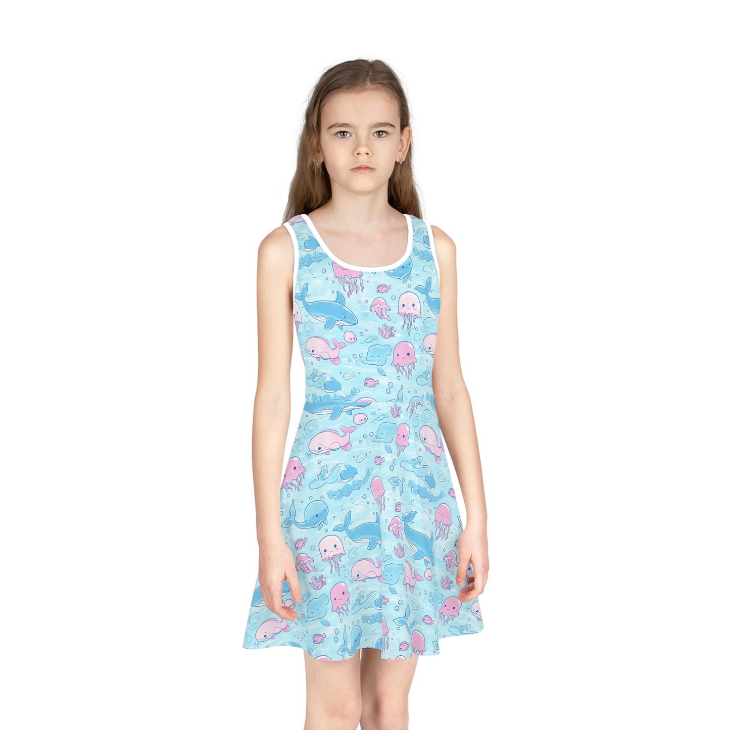 Blue Oceam Girls' Sleeveless Sundress