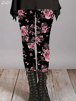 Women's leggings Butterfly Graphics Outdoor Trousers pants Polyester Spandex Stretch Elastic Waist,Control Fall Streetwear