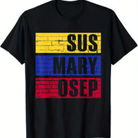 Fun Retro Philippine Pinoy Sus Mary SEP Pure Comfort Fashion Men Classic Printed Short-sleeved Round-neck T-shirt