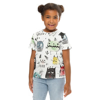 Whimsical 1 Kids crew neck t-shirt