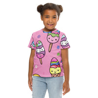Ice cream Kids crew neck t-shirt