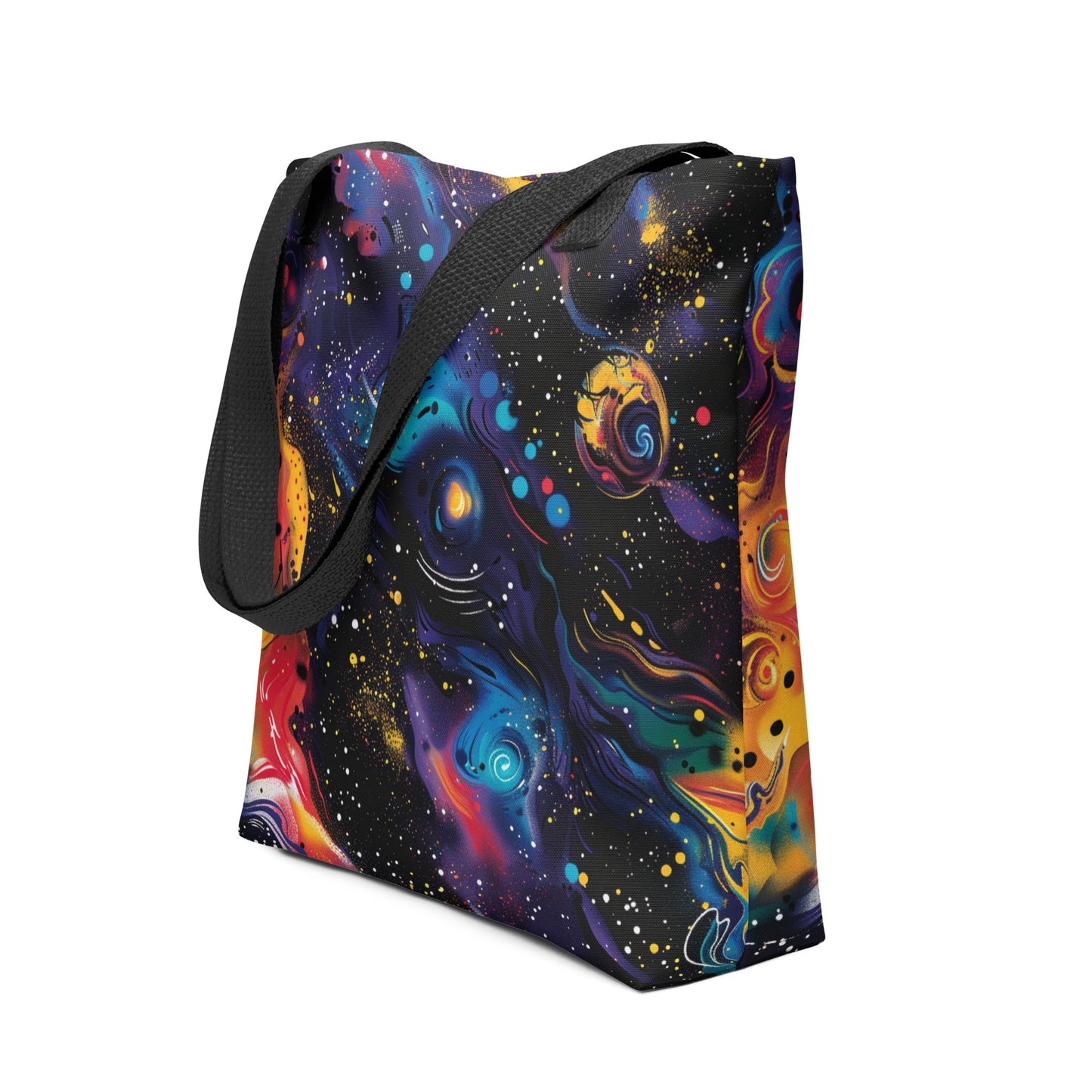 Cosmic Black Tote bag