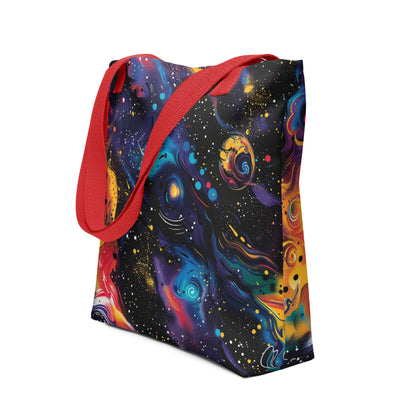 Cosmic Black Tote bag