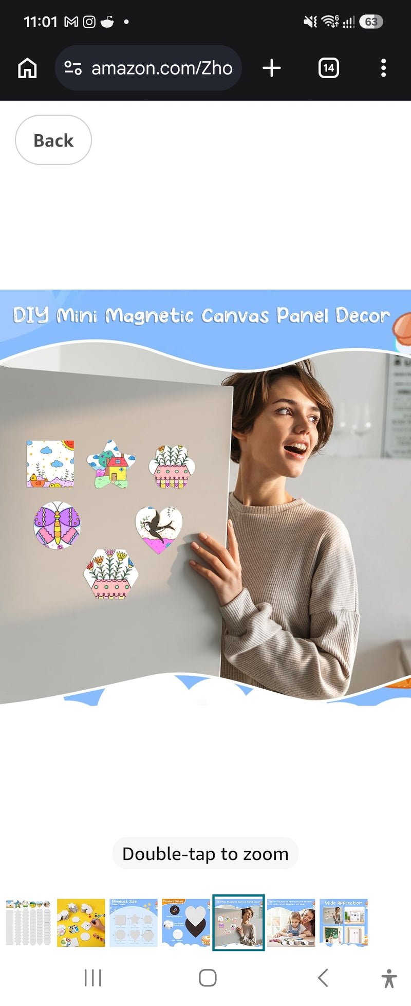 Paint-Your-Magnetic Mini Canvas