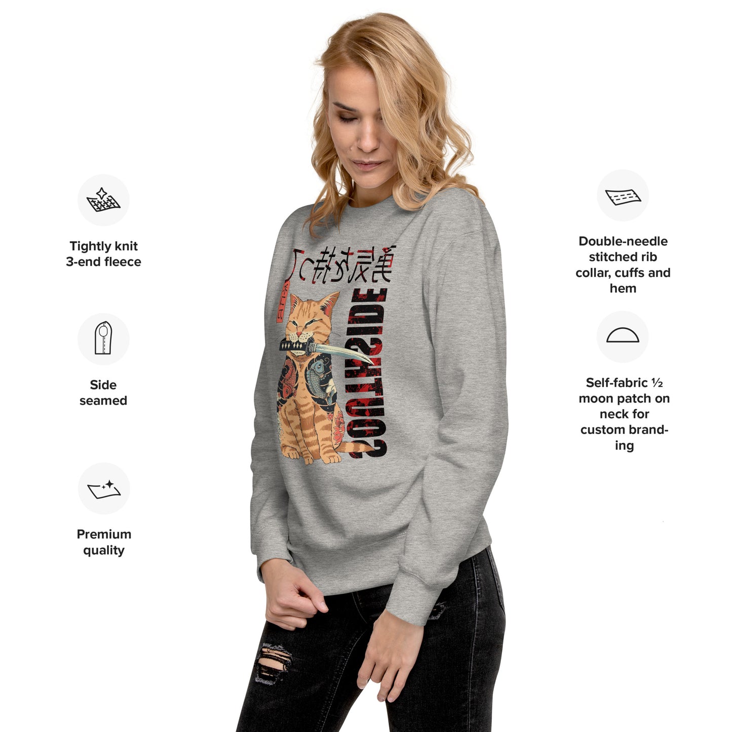 Cat tana Premium Sweatshirt