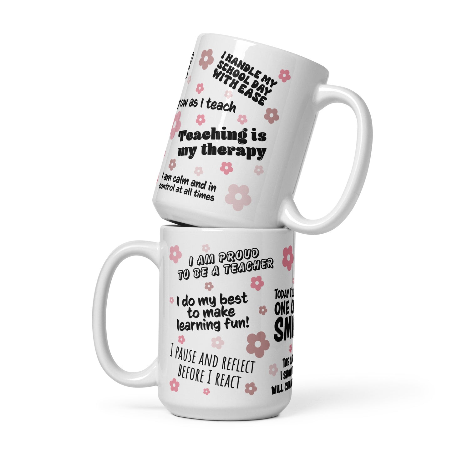 Teacher Affirmation glossy mug