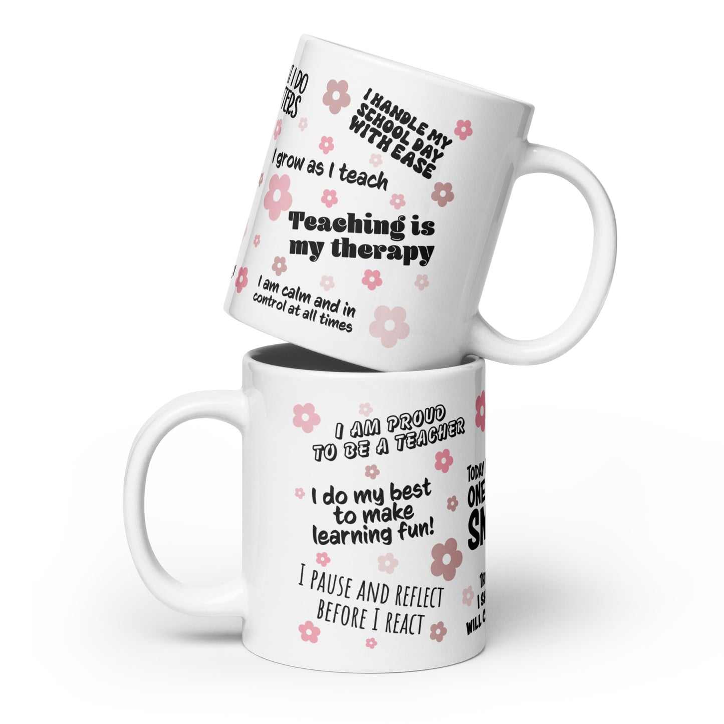 Teacher Affirmation glossy mug