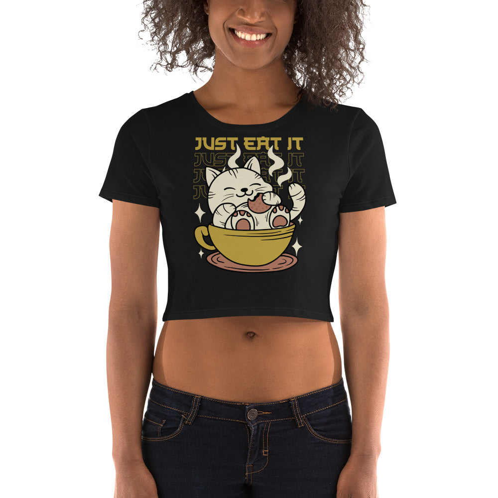 Just Eat it Women’s Crop Tee