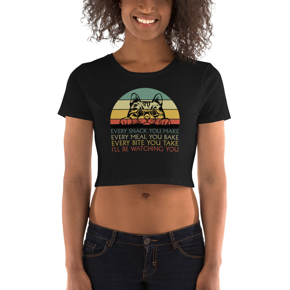 I'll Be Watching You Women’s Crop Tee