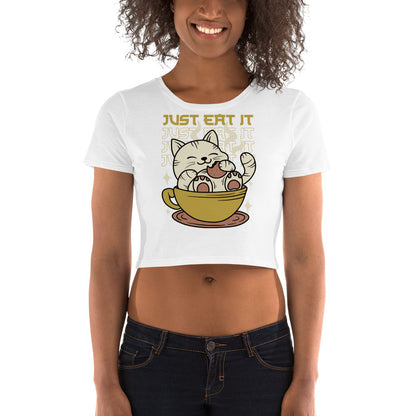 Just Eat it Women’s Crop Tee