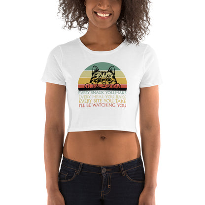 I'll Be Watching You Women’s Crop Tee