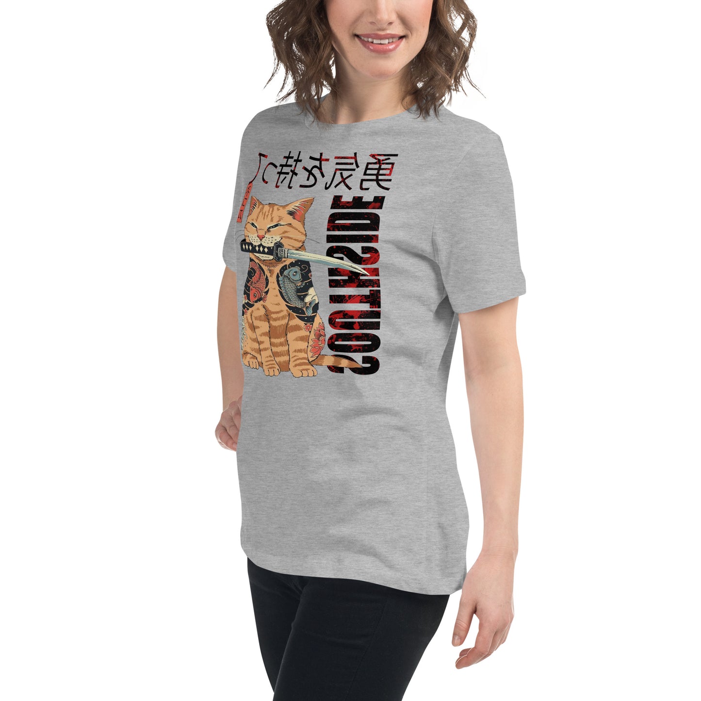 Cat tana Women's Relaxed T-Shirt