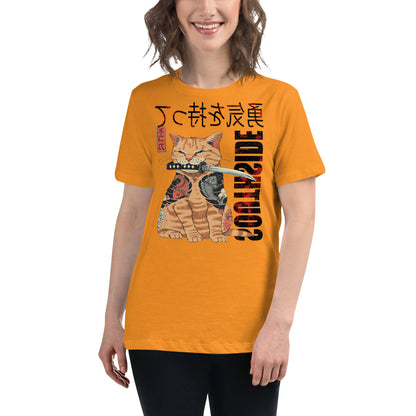 Cat tana Women's Relaxed T-Shirt