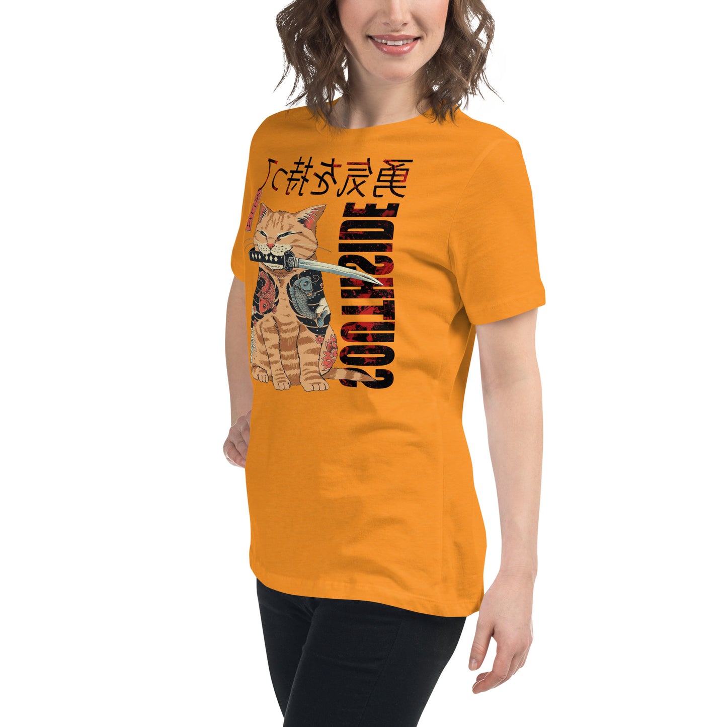 Cat tana Women's Relaxed T-Shirt