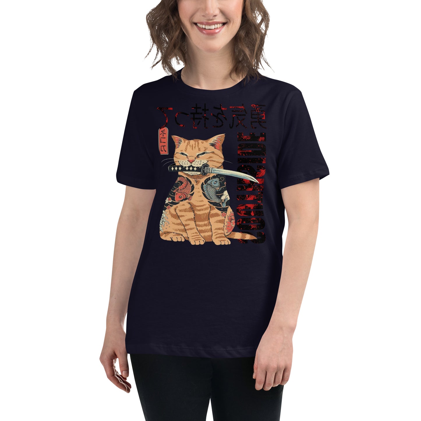 Cat tana Women's Relaxed T-Shirt