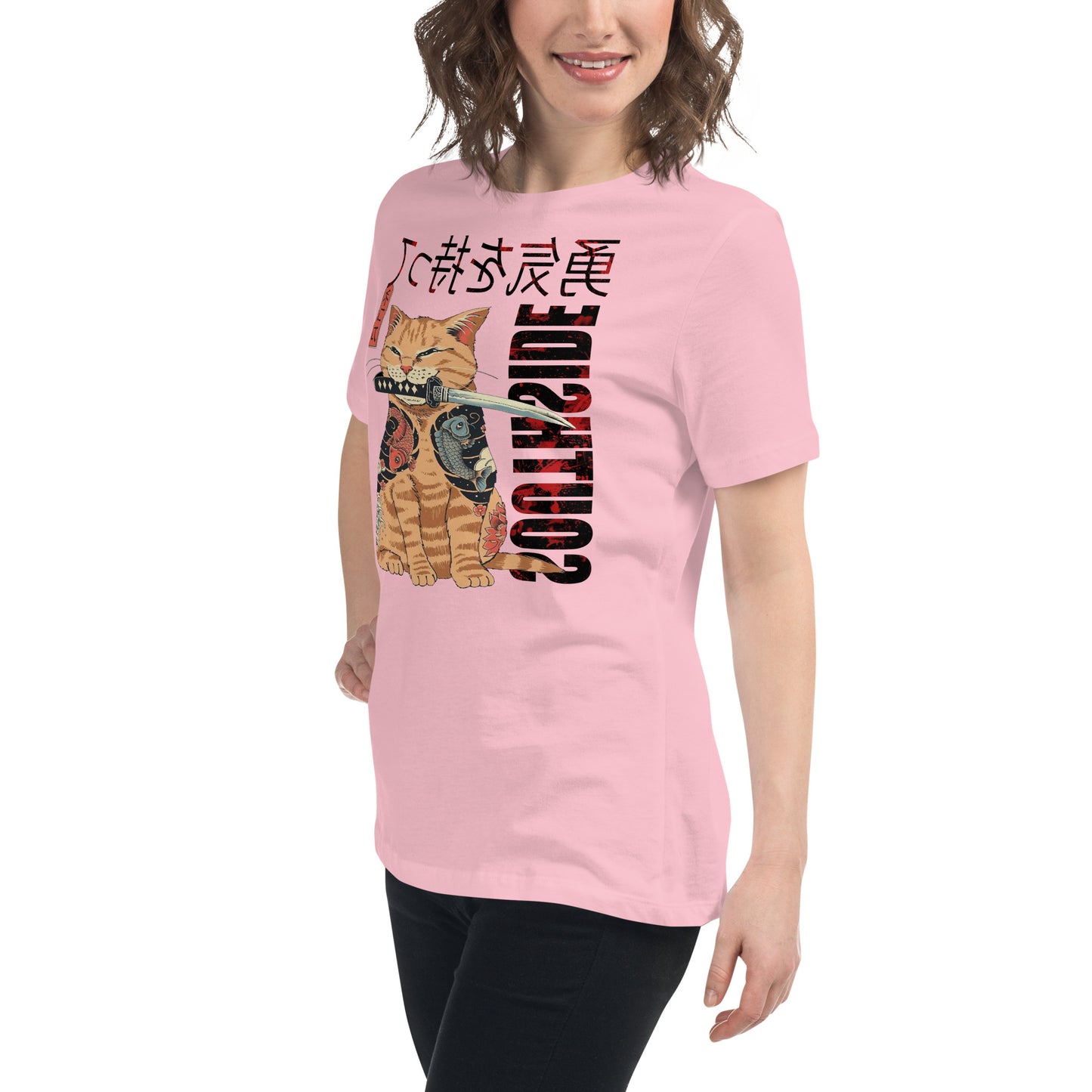 Cat tana Women's Relaxed T-Shirt