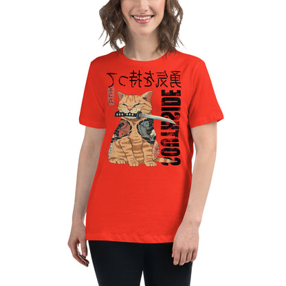 Cat tana Women's Relaxed T-Shirt