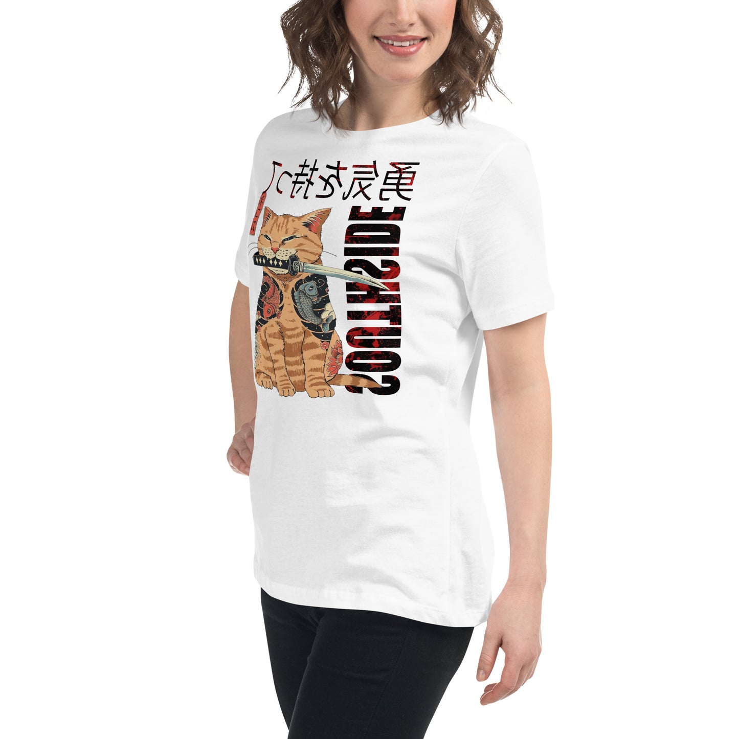 Cat tana Women's Relaxed T-Shirt